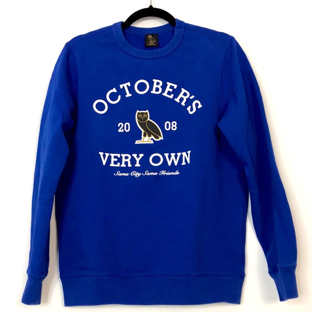 October’s very own collegiate crew neck sweatshirt small size